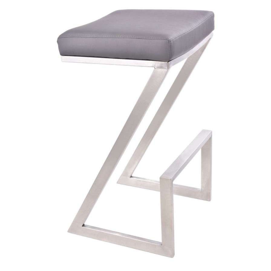 Bar Stools * | Wholesale Counter Height Stools Armen Living Atlantis 26 In. Backless Counter Stool