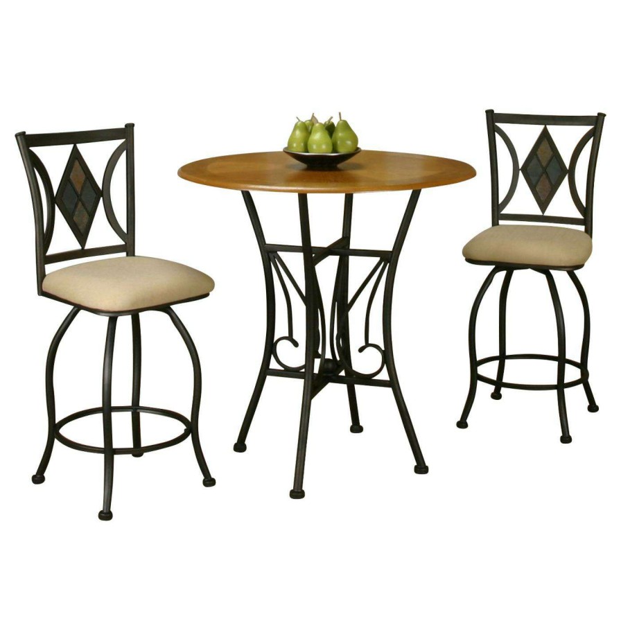 Bar Stools * | Best Sale Counter Height Stools Sunset Trading Dart 24 In. Swivel Counter Stool