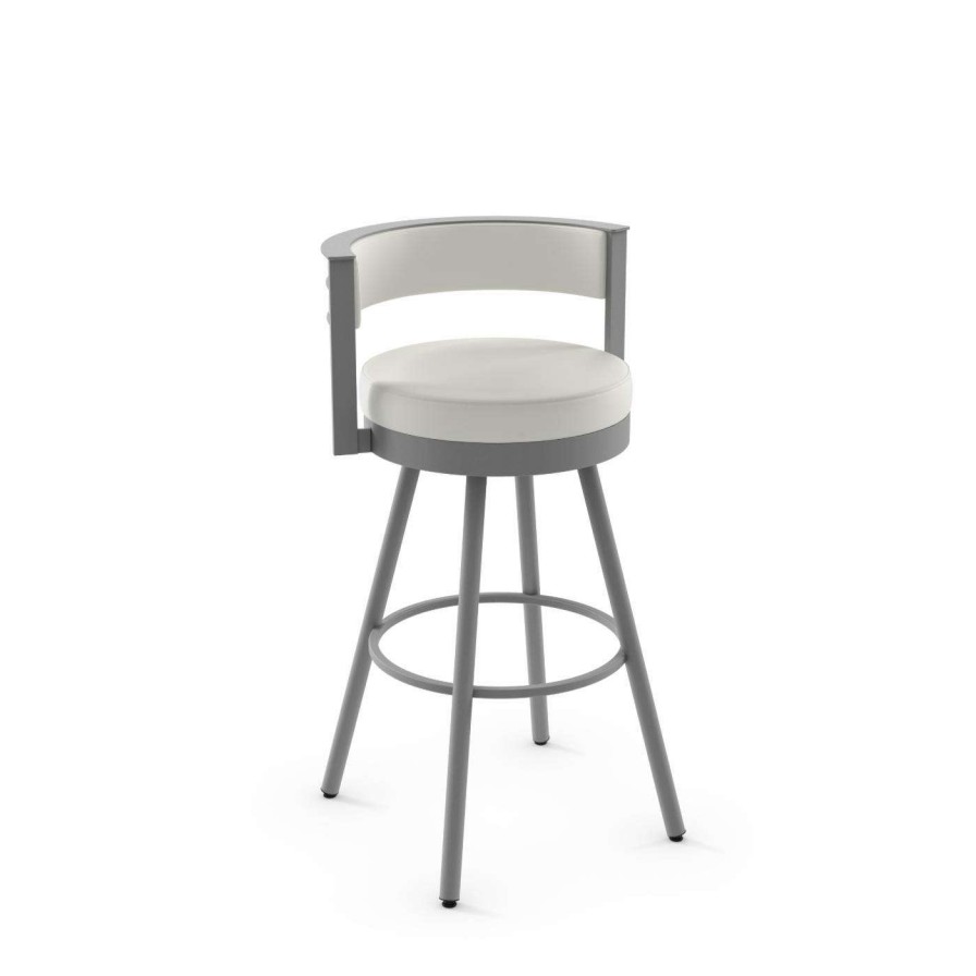 Bar Stools * | Cheapest Counter Height Stools Amisco Eller 26 In. Swivel Counter Stool