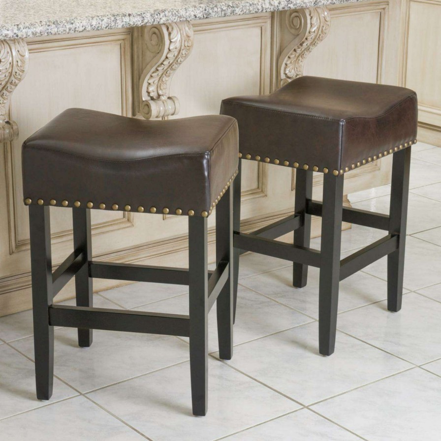 Bar Stools * | Buy Best Selling Home Counter Height Stools Jennette Counter Stool With Cushion Set Of 2