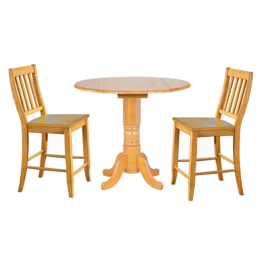 Bar Stools * | Brand New Counter Height Stools Sunset Trading School House 24 In. Counter Stool Set Of 2