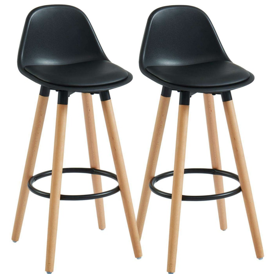 Bar Stools * | Cheap Counter Height Stools Whi Diablo 26 In. Counter Stool Set Of 2