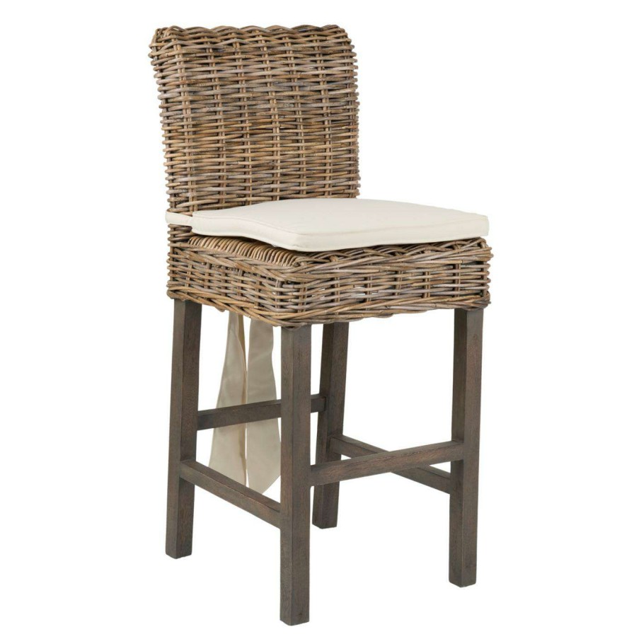 Bar Stools * | Flash Sale Counter Height Stools East At Main Dyer Rattan Counter Stool