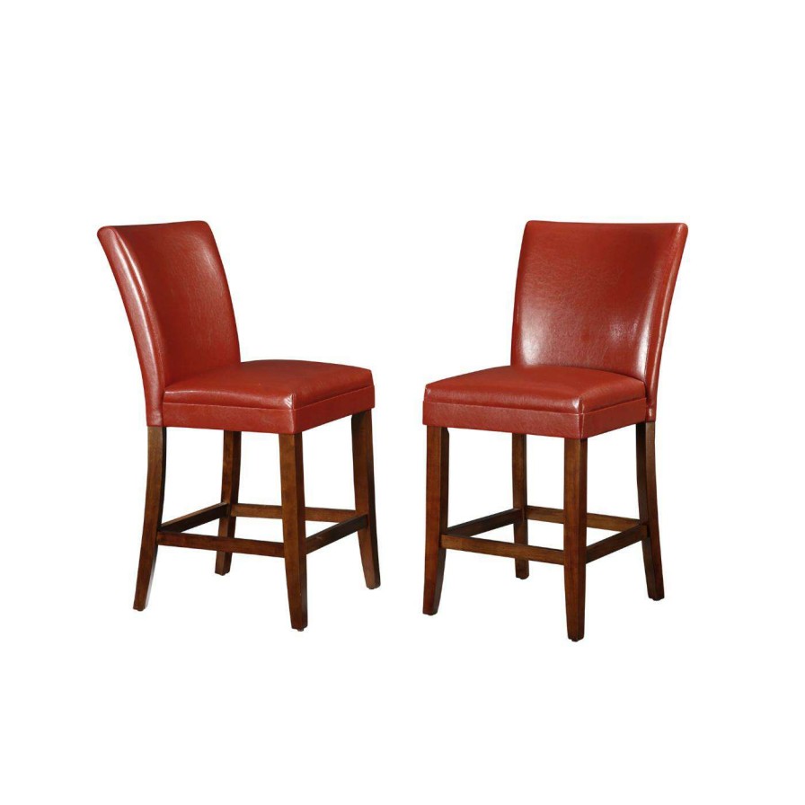 Bar Stools * | Best Sale Counter Height Stools Weston Home Achillea Counter Height Chairs Set Of 2