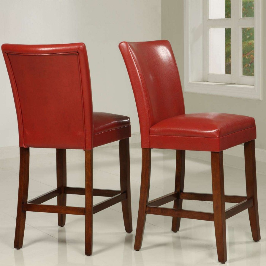 Bar Stools * | Best Sale Counter Height Stools Weston Home Achillea Counter Height Chairs Set Of 2