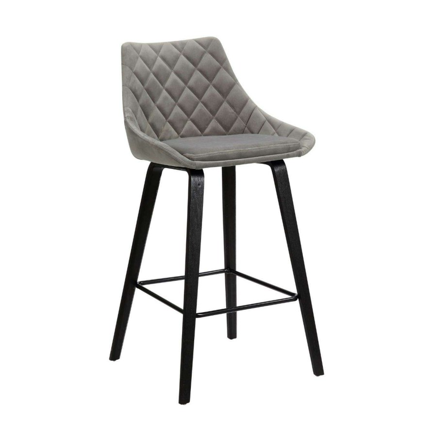 Bar Stools * | Coupon Counter Height Stools Armen Living Dani 26 In. Counter Stool Brown Faux Leather/Walnut