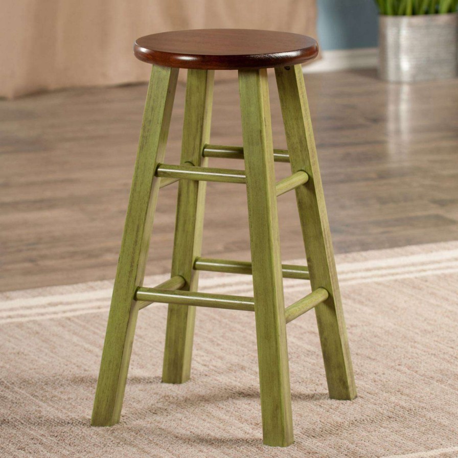 Bar Stools * | Best Deal Counter Height Stools Winsome Trading Ivy 24 In. Counter Stool