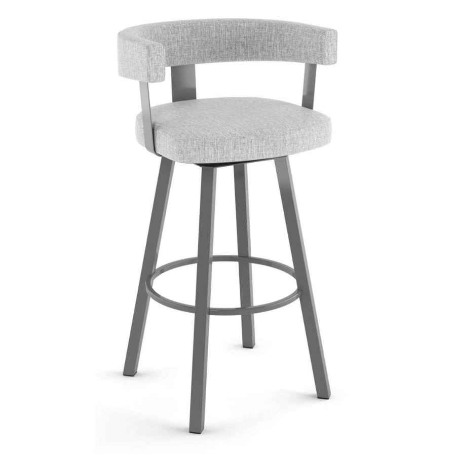 Bar Stools * | Best Pirce Counter Height Stools Amisco Parker 26 In. Swivel Counter Height Stool