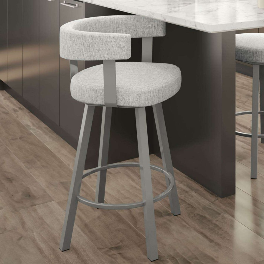 Bar Stools * | Best Pirce Counter Height Stools Amisco Parker 26 In. Swivel Counter Height Stool