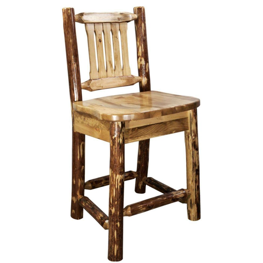 Bar Stools * | Best Pirce Counter Height Stools Montana Woodworks Glacier Country 24 In. Counter Stool