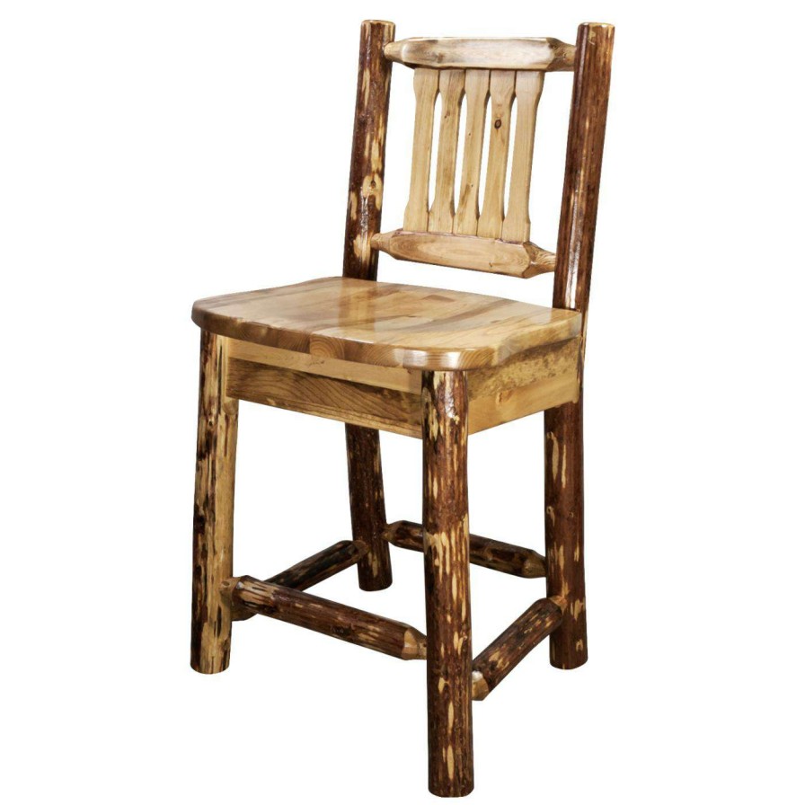 Bar Stools * | Best Pirce Counter Height Stools Montana Woodworks Glacier Country 24 In. Counter Stool