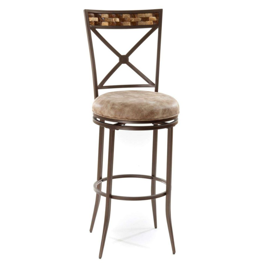 Bar Stools * | New Hillsdale Furniture Counter Height Stools Hillsdale Compton Swivel Counter Stool