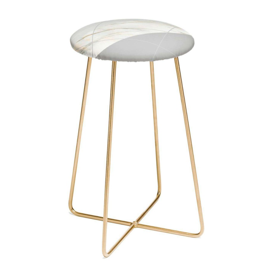 Bar Stools * | Promo Counter Height Stools Deny Designs Iveta Abolina Alaskan Gelato 25 In. Backless Counter Stool