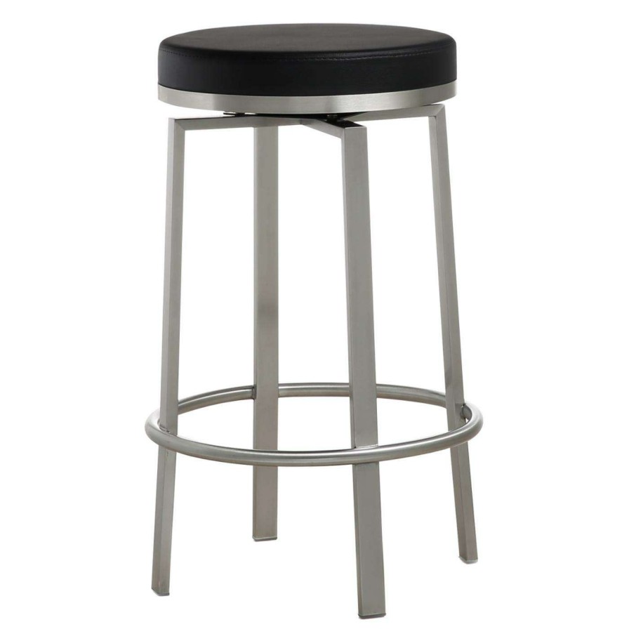 Bar Stools * | Best Sale Counter Height Stools Tov Furniture Pratt Swivel Counter Stool Set Of 2