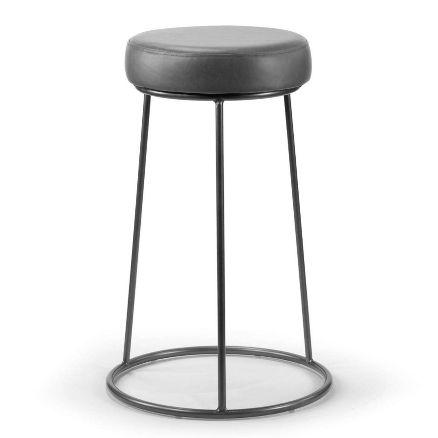 Bar Stools * | Cheapest Counter Height Stools Glamour Home Amie Grey Backless 26.25 In. Counter Stool Set Of 2