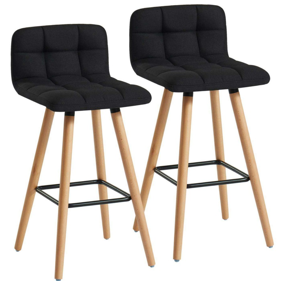 Bar Stools * | Cheap Counter Height Stools Whi Rico 26 In. Counter Stool Set Of 2