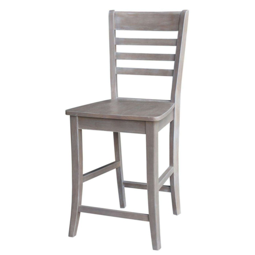 Bar Stools * | Discount Counter Height Stools International Concepts Cosmo Ladder Back Counter Stool