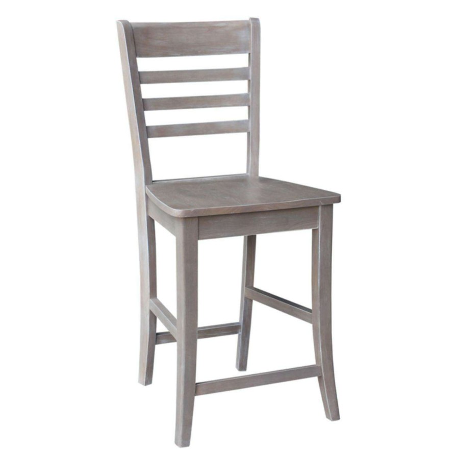 Bar Stools * | Discount Counter Height Stools International Concepts Cosmo Ladder Back Counter Stool