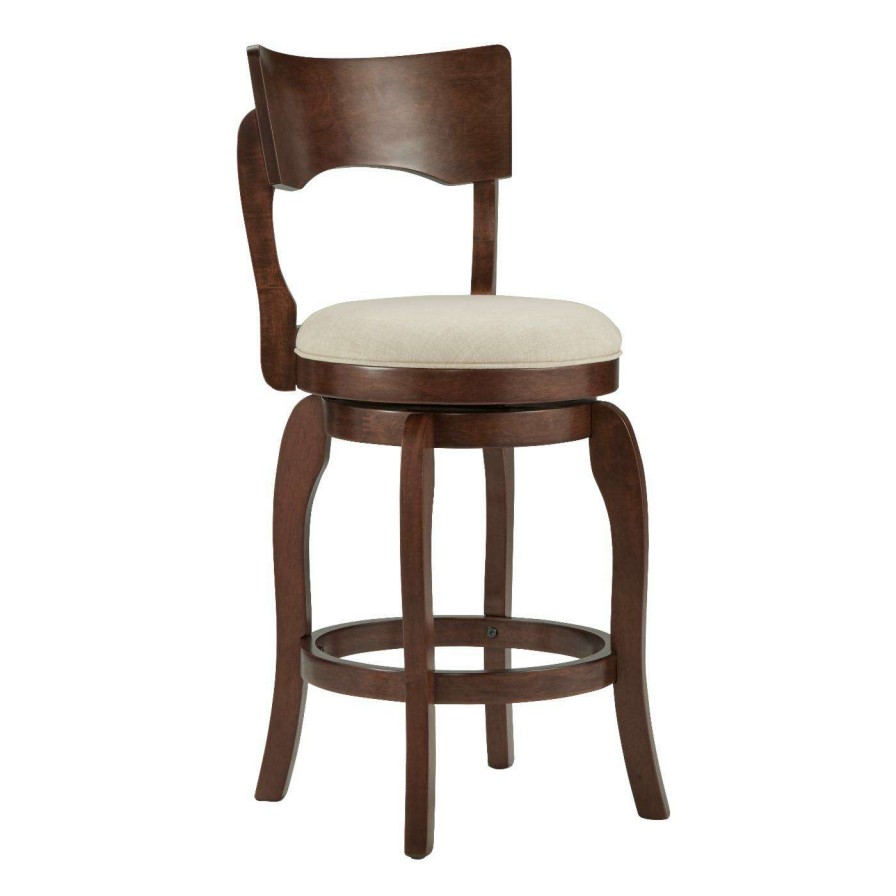 Bar Stools * | Deals Counter Height Stools Weston Home 24 In. Swivel Armless Counter Stool