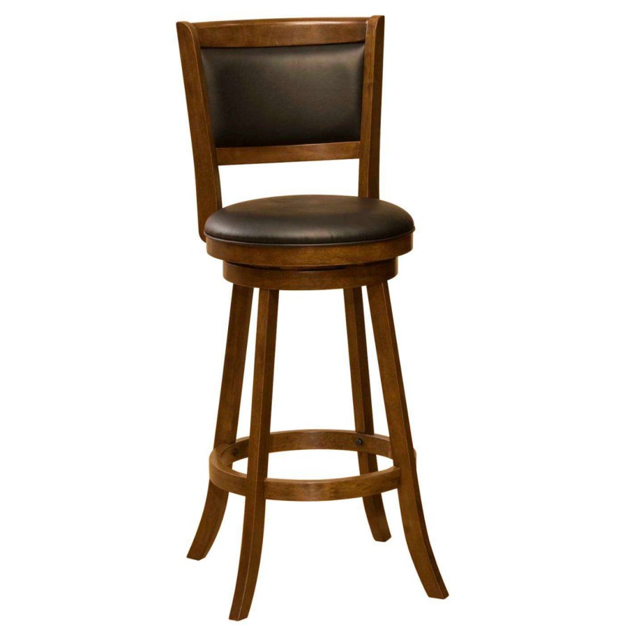 Bar Stools * | Coupon Hillsdale Furniture Counter Height Stools Hillsdale Dennery Swivel Counter Stool Cherry