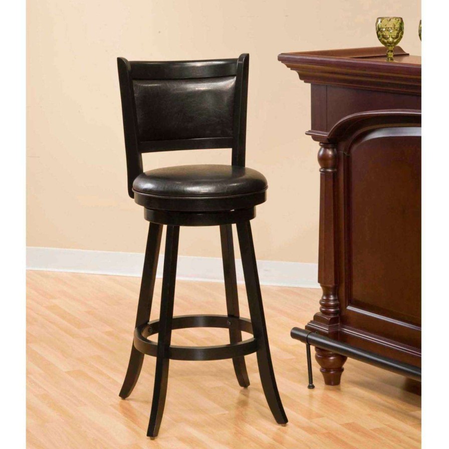 Bar Stools * | Coupon Hillsdale Furniture Counter Height Stools Hillsdale Dennery Swivel Counter Stool Cherry