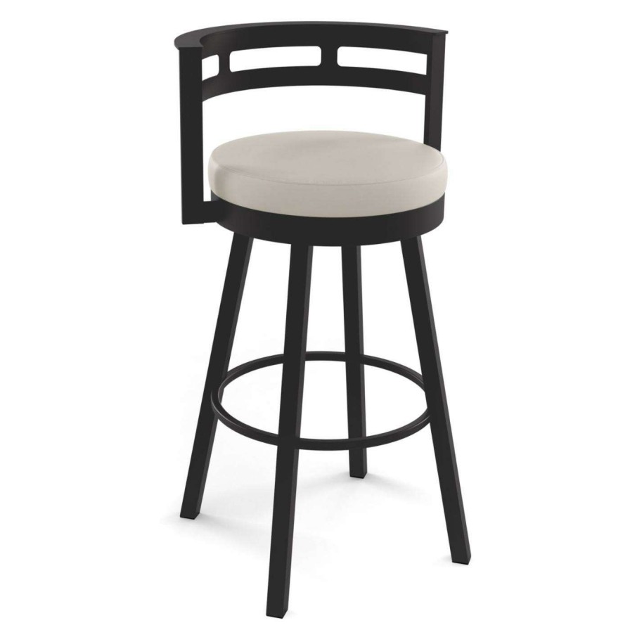 Bar Stools * | Outlet Counter Height Stools Amisco Render 27 In. Swivel Counter Stool