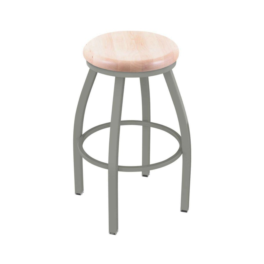 Bar Stools * | Cheapest Counter Height Stools Holland Bar Stool Co Xl 802 Misha 25 In. Wood Swivel Counter Stool