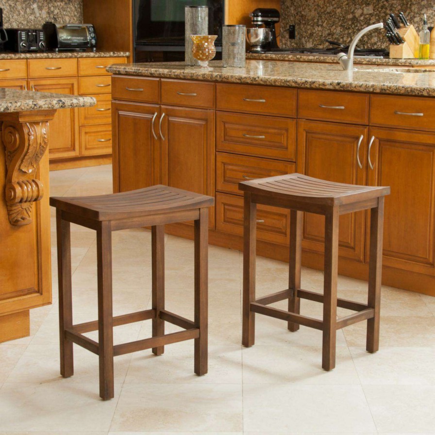 Bar Stools * | Hot Sale Best Selling Home Counter Height Stools Easton 24 In. Bar Stool Set Of 2