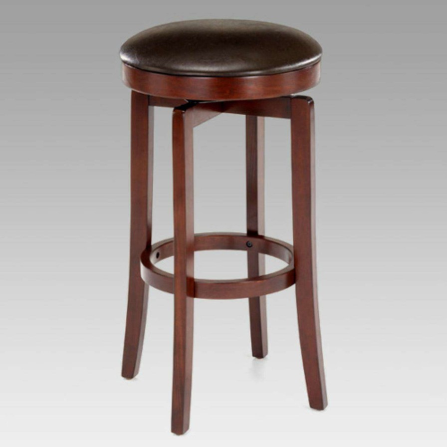 Bar Stools * | Flash Sale Hillsdale Furniture Counter Height Stools Hillsdale Malone 25 In. Backless Swivel Counter Stool