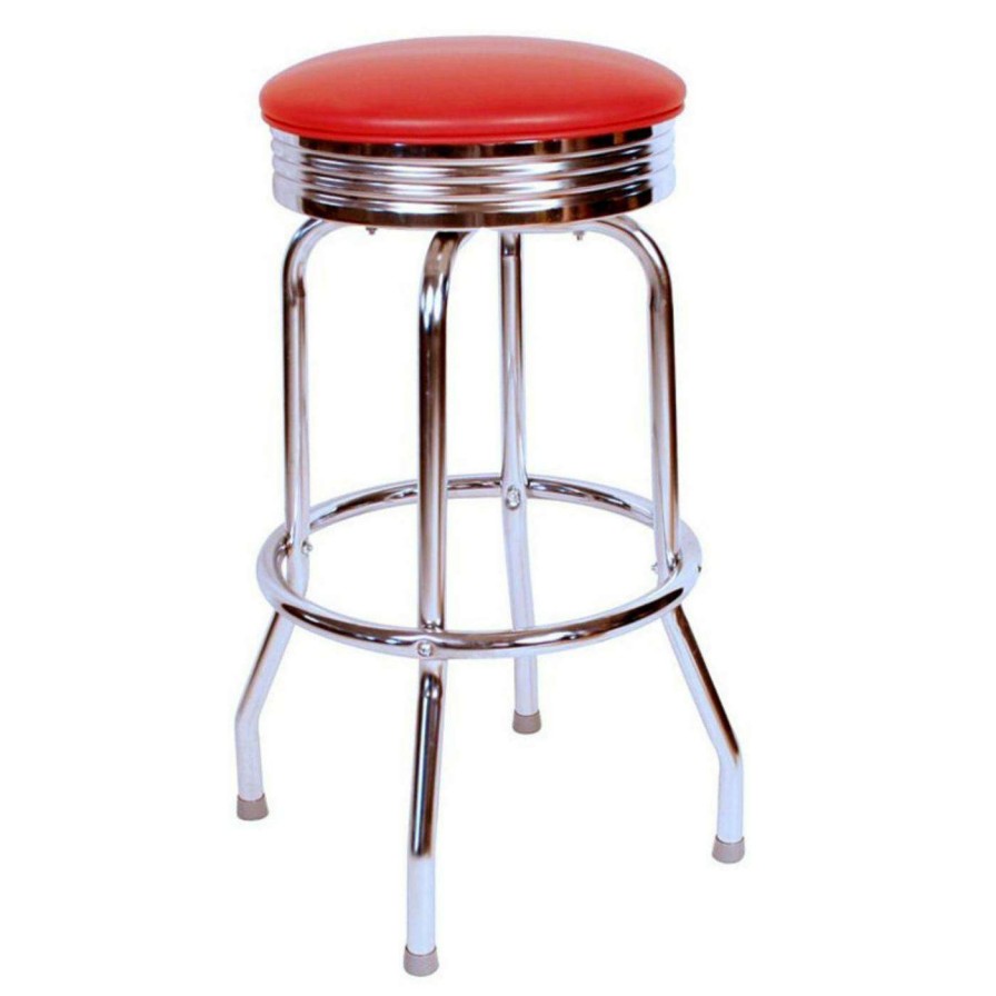 Bar Stools * | Top 10 Counter Height Stools Richardson Seating Floridian 24 In. Backless Swivel Counter Stool