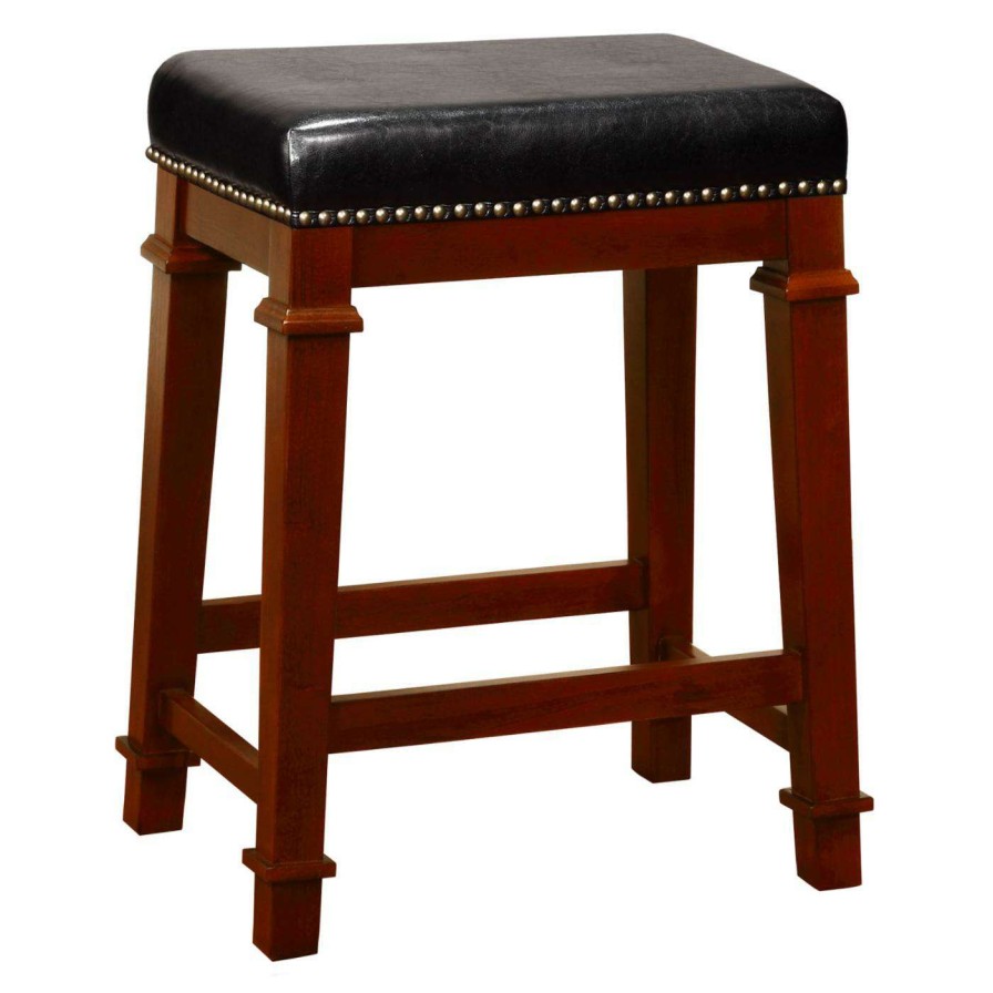 Bar Stools * | Deals Counter Height Stools Linon Home Kennedy Counter Stool