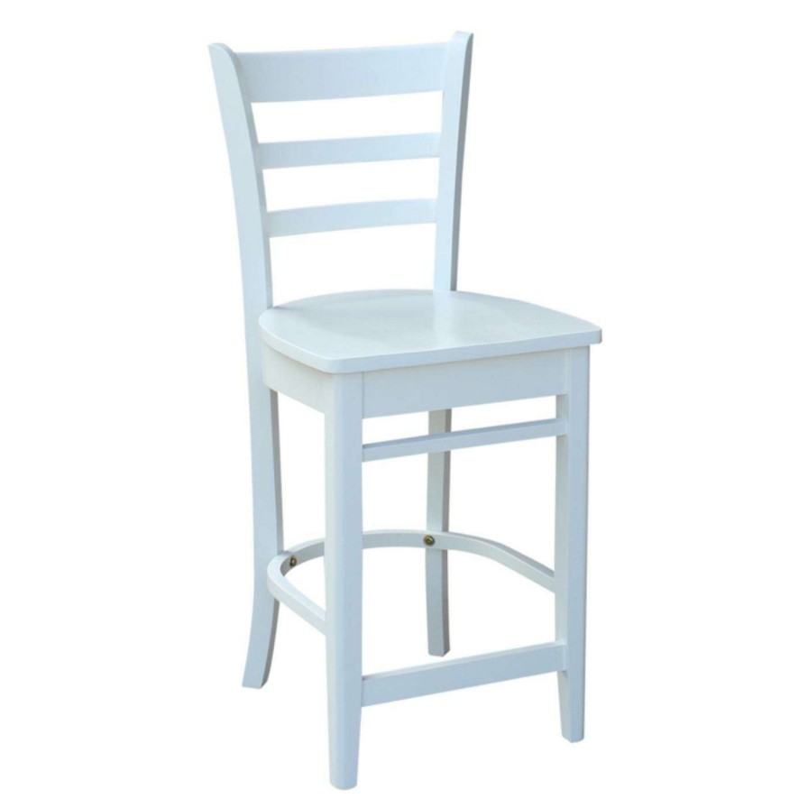 Bar Stools * | Best Deal Counter Height Stools International Concepts Emily 24 In. Counter Stool