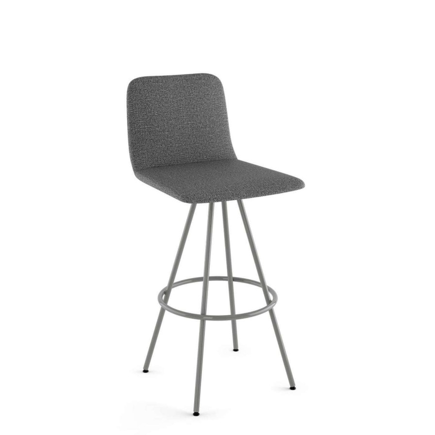 Counter Stools Sales * | Deals Counter Height Stools Amisco Dagmar 26 In. Low Back Swivel Counter Stool