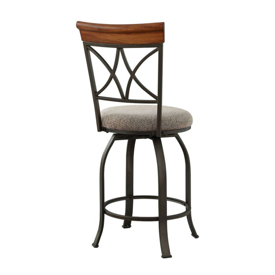 Bar Stools * | Best Sale Counter Height Stools Powell Hamilton Swivel Counter Stool