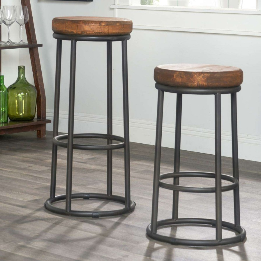 Bar Stools * | Promo Counter Height Stools Kosas Home Kendall 24 In. Backless Counter Stool