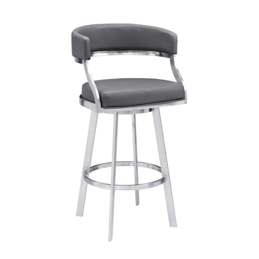 Bar Stools * | Best Reviews Of Counter Height Stools Armen Living Saturn 26 In. Counter Stool