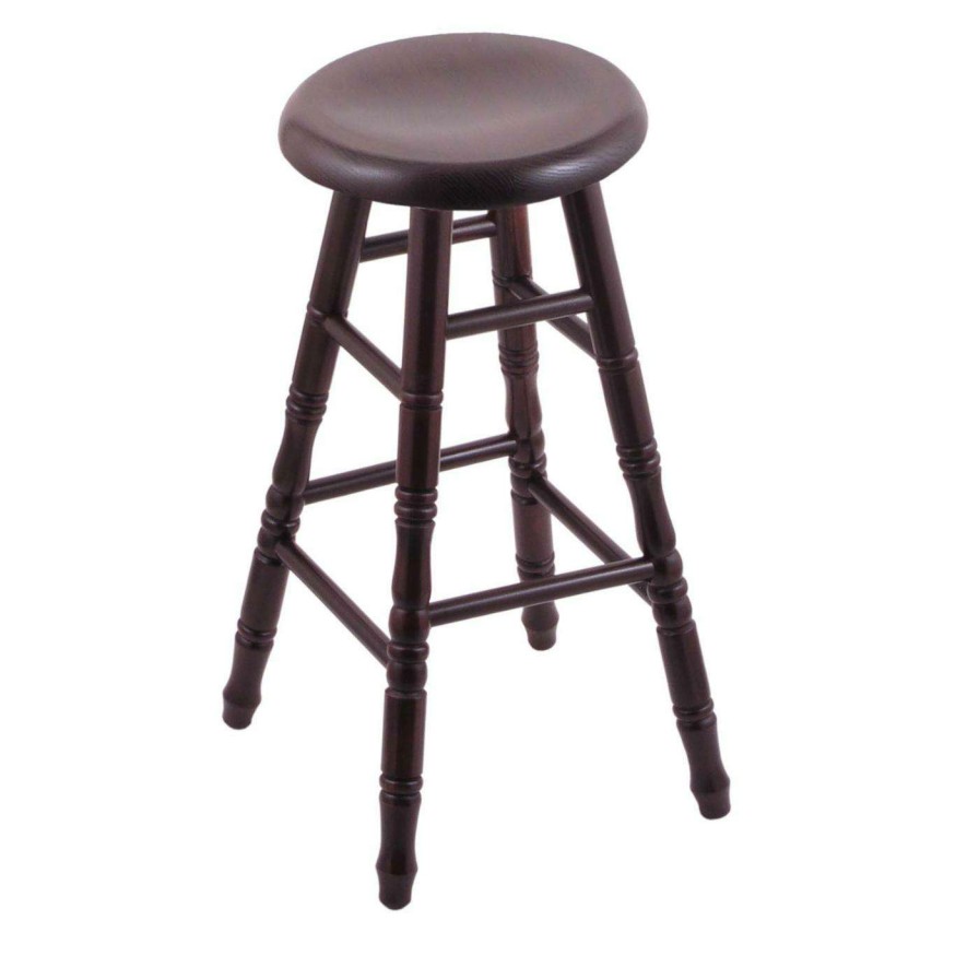 Bar Stools * | Flash Sale Counter Height Stools Holland Bar Stool Co Maple Stool With Turned Legs