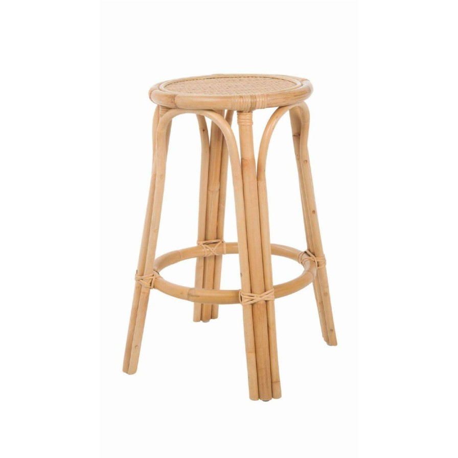 Counter Stools Sales * | Cheap Counter Height Stools Kouboo Lattice 26 In. Backless Counter Stool Brown