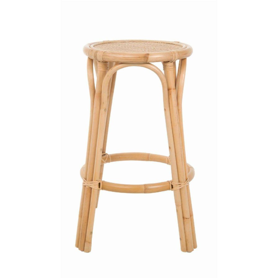 Counter Stools Sales * | Cheap Counter Height Stools Kouboo Lattice 26 In. Backless Counter Stool Brown