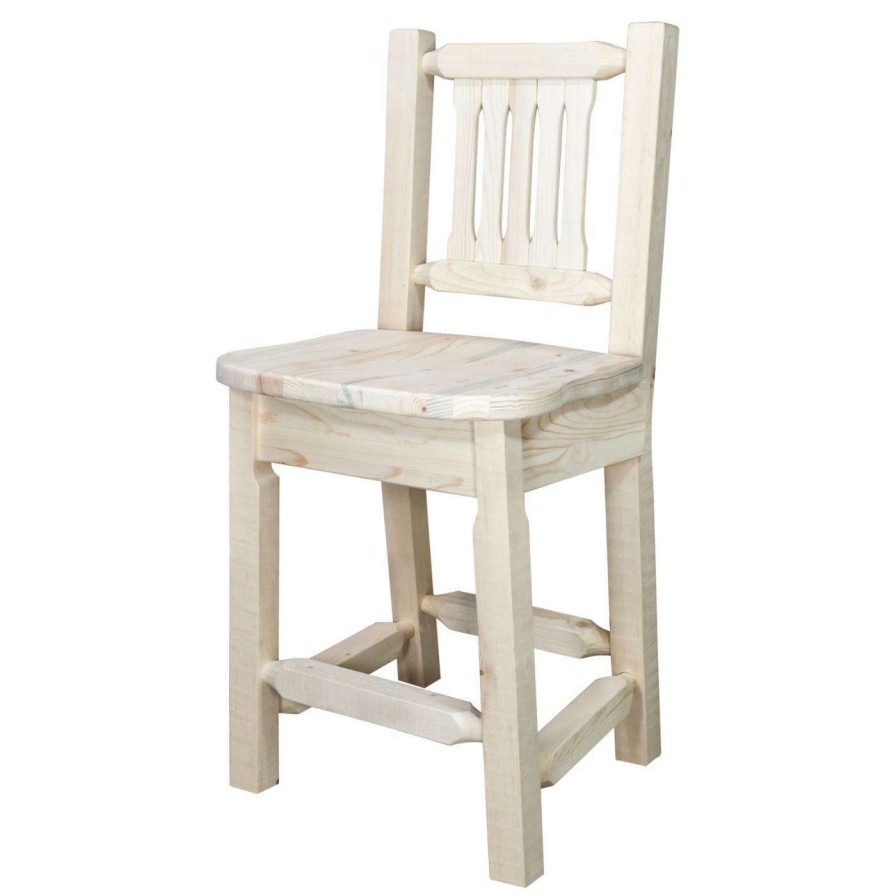 Bar Stools * | Outlet Counter Height Stools Montana Woodworks Homestead 24 In. Counter Stool