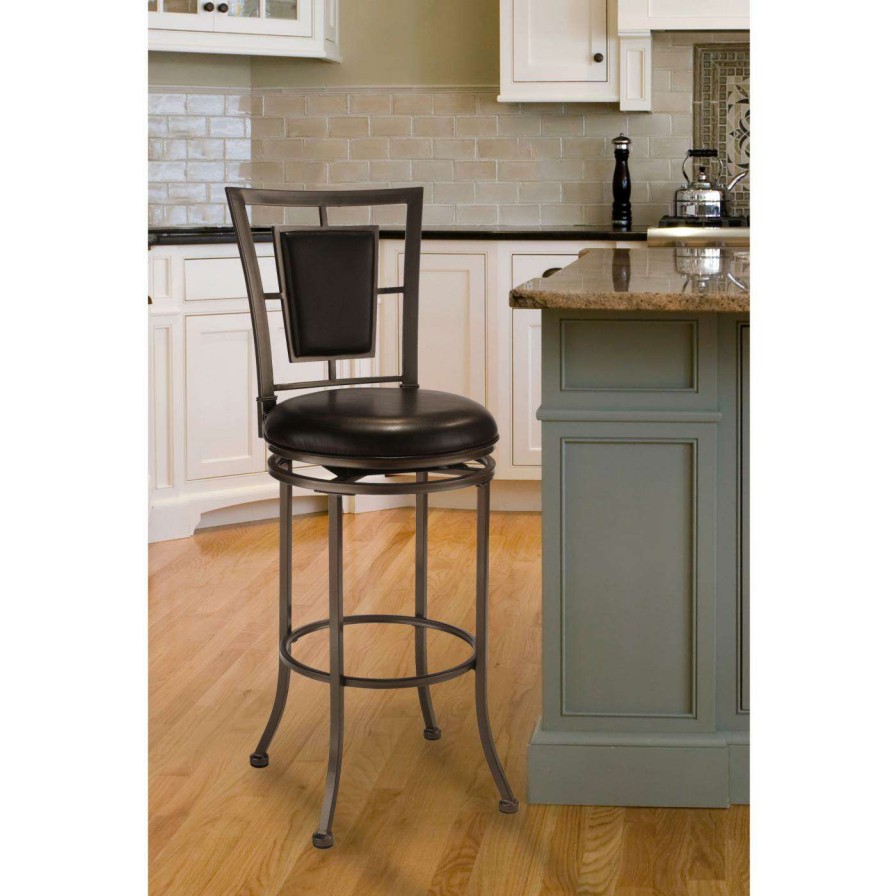 Bar Stools * | Budget Hillsdale Furniture Counter Height Stools Hillsdale Auckland 24 In. Swivel Counter Stool