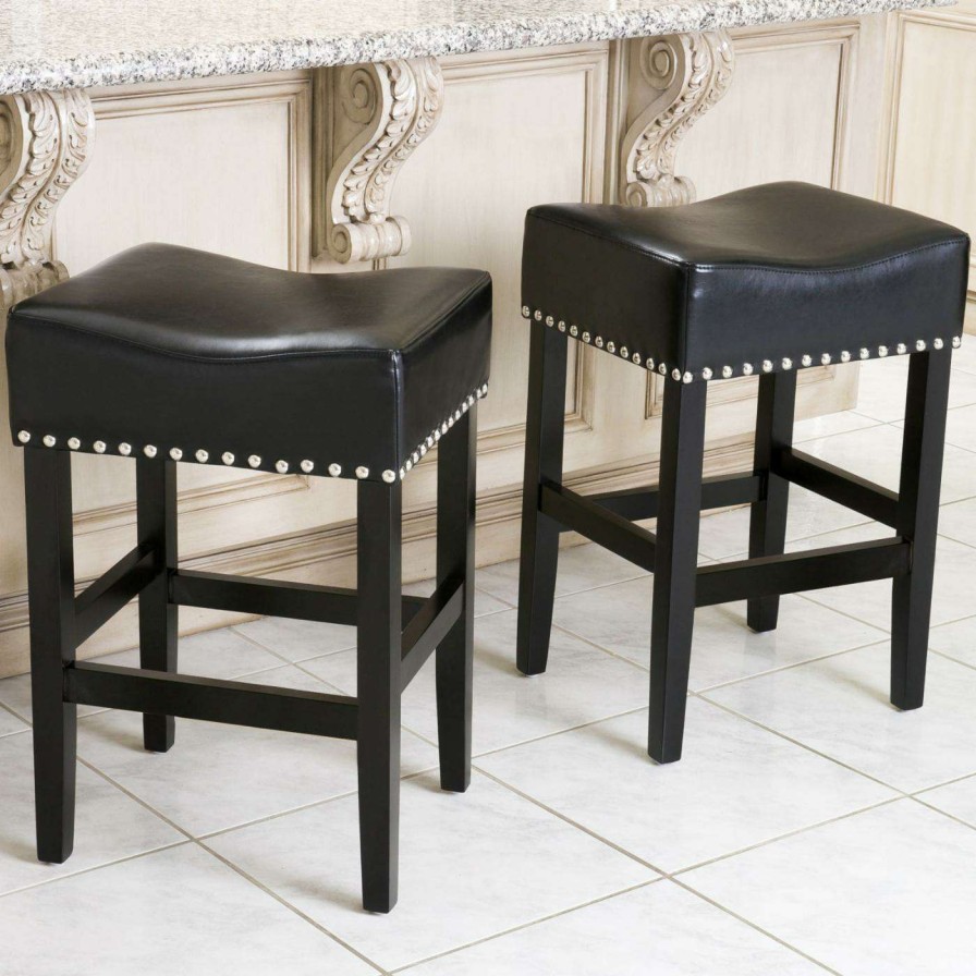 Bar Stools * | Hot Sale Best Selling Home Counter Height Stools Rosemount 26 In. Counter Stool With Cushion Set Of 2