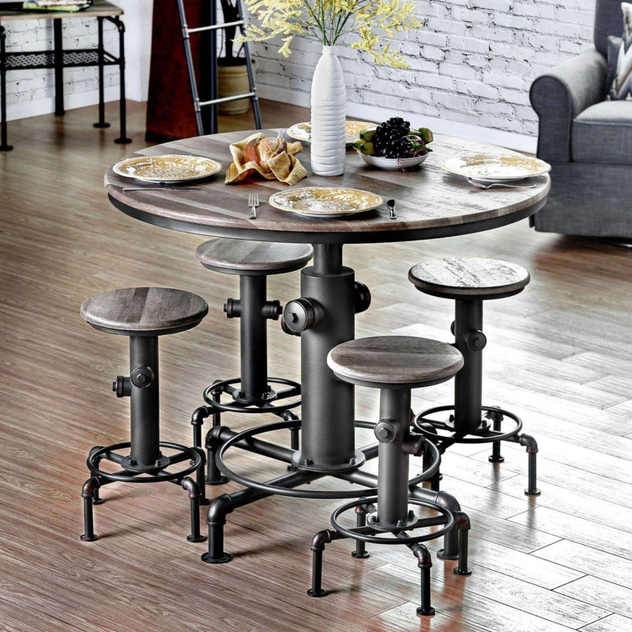 Bar Stools * | Hot Sale Counter Height Stools Furniture Of America Lucero I 24 In. Counter Height Stool