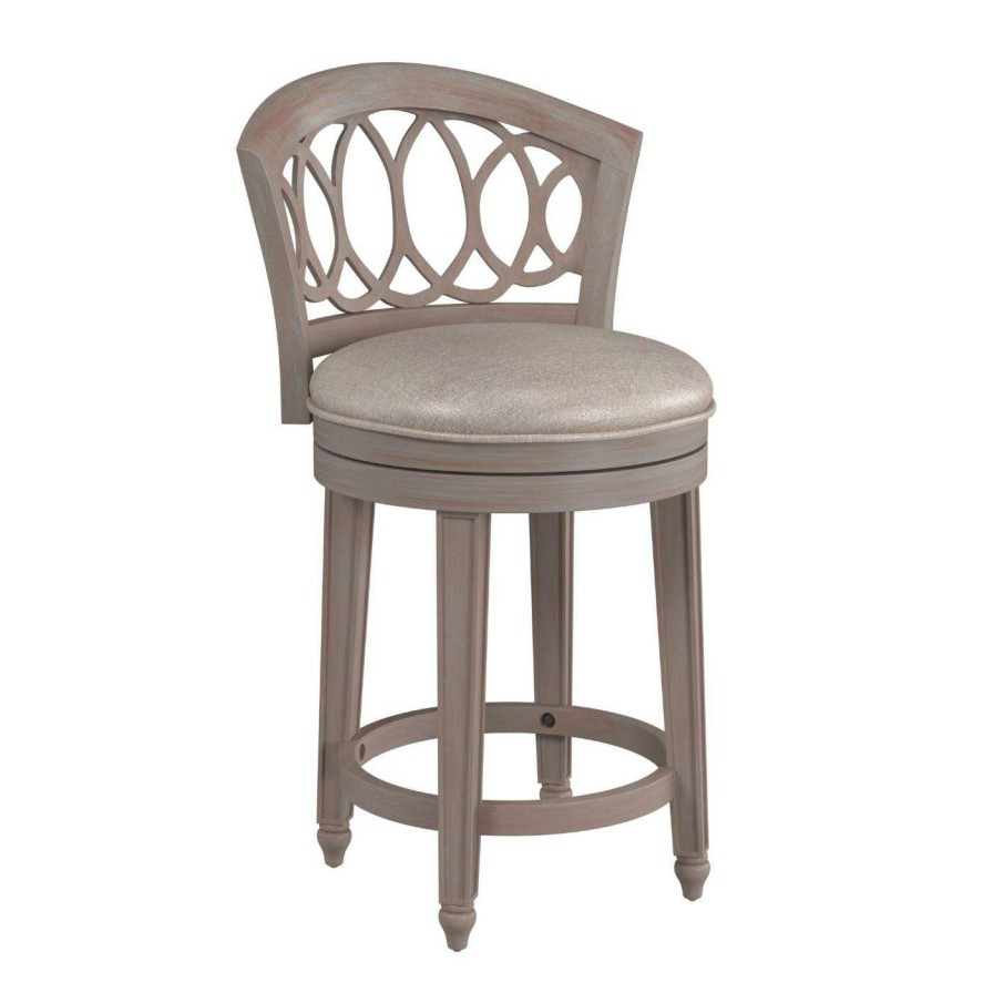 Bar Stools * | Flash Sale Hillsdale Furniture Counter Height Stools Hillsdale Adelyn Swivel Counter Stool