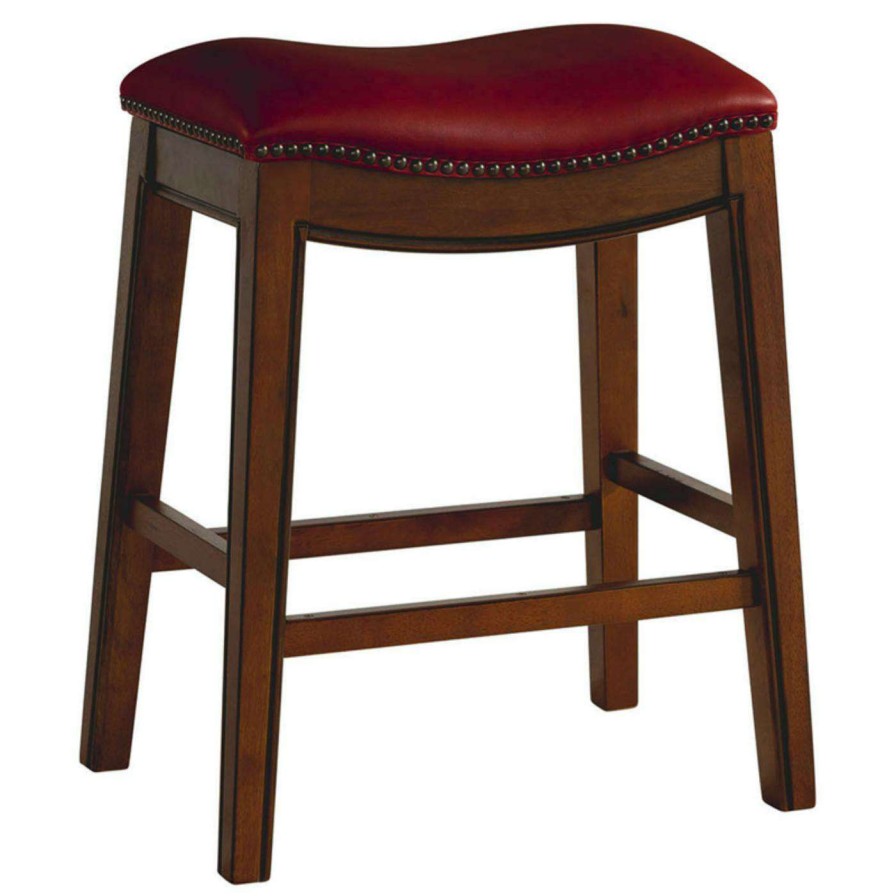 Bar Stools * | Budget Counter Height Stools Picket House Furnishings Bowen 24 In. Upholstered Backless Counter Height Stool