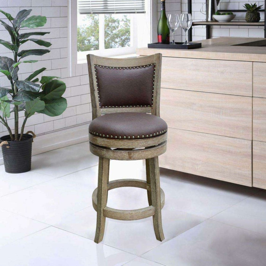 Bar Stools * | Budget Counter Height Stools Boraam Cantabria Swivel Counter Stool