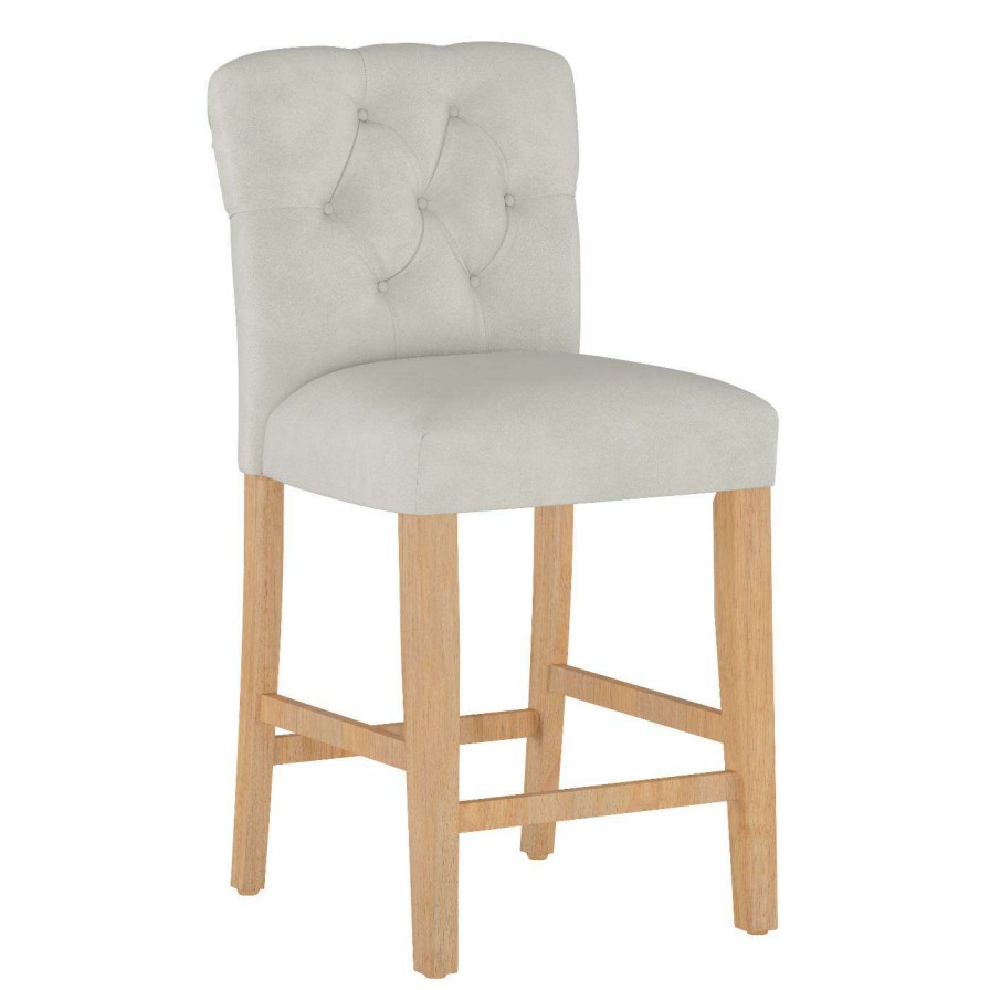 Bar Stools * | Flash Sale All Other Brands Counter Height Stools Armless Diamond Tufted Upholstered 26 In. Counter Stool