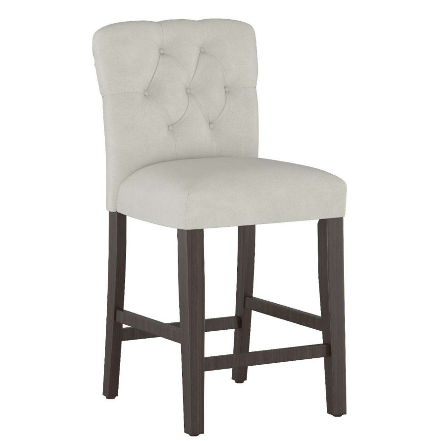 Bar Stools * | Flash Sale All Other Brands Counter Height Stools Armless Diamond Tufted Upholstered 26 In. Counter Stool