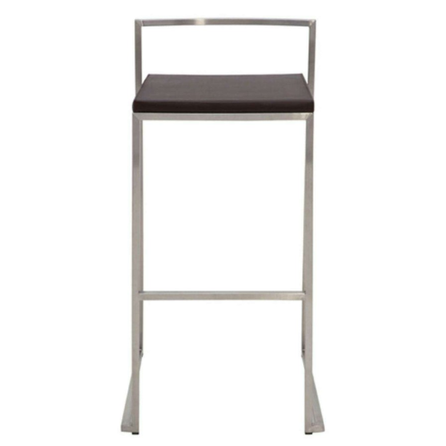 Bar Stools * | Promo Counter Height Stools Nuevo 25.5 In. Genoa Counter Stool Set Of 2