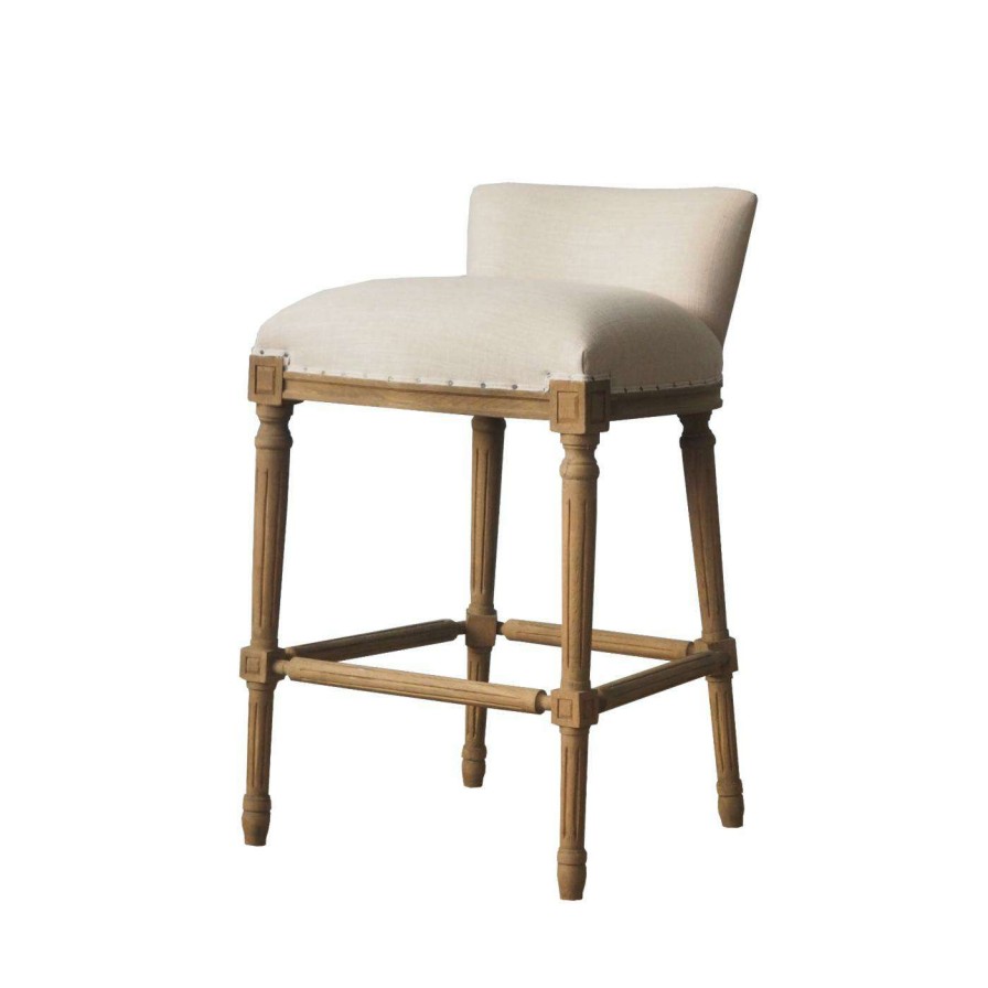 Counter Stools Sales * | Cheap Counter Height Stools Burnham Home Designs Francesca 26 In. Counter Height Stool